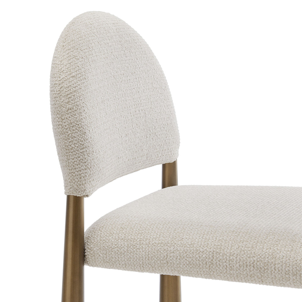 Hayley Upholstered Fabric Counter Stools Set of 2 by Modway