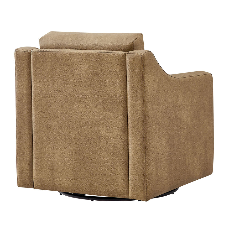 Liora Vegan Leather Swivel Armchair by Modway