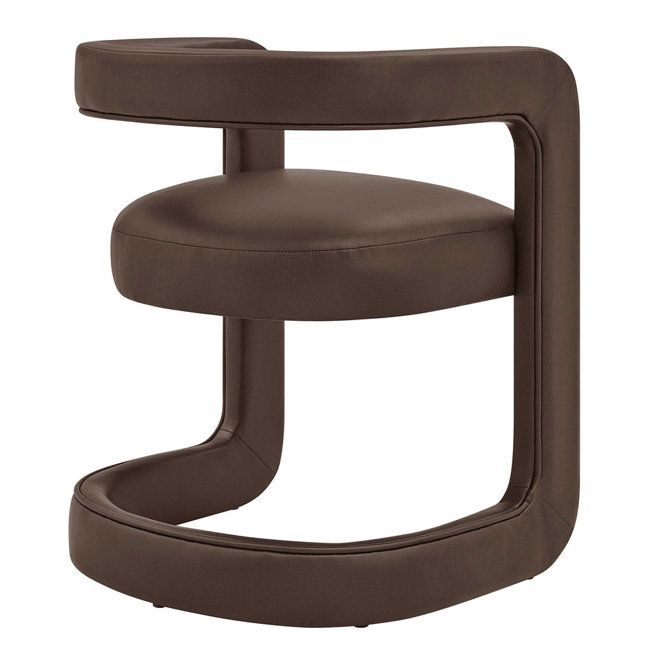 Winslow Premium Vegan Leather Dining Chair by Modway