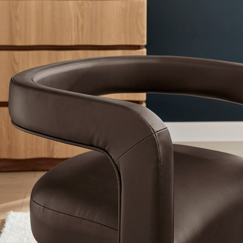 Winslow Premium Vegan Leather Dining Chair by Modway
