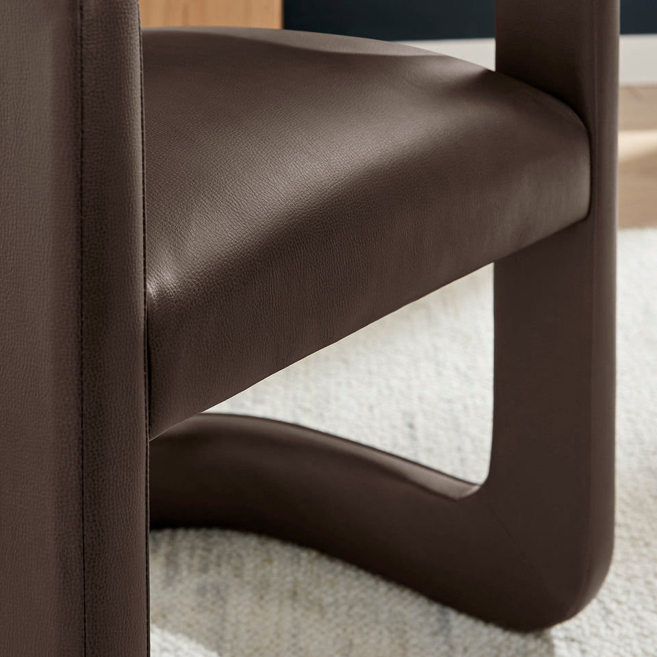 Winslow Premium Vegan Leather Dining Chair by Modway