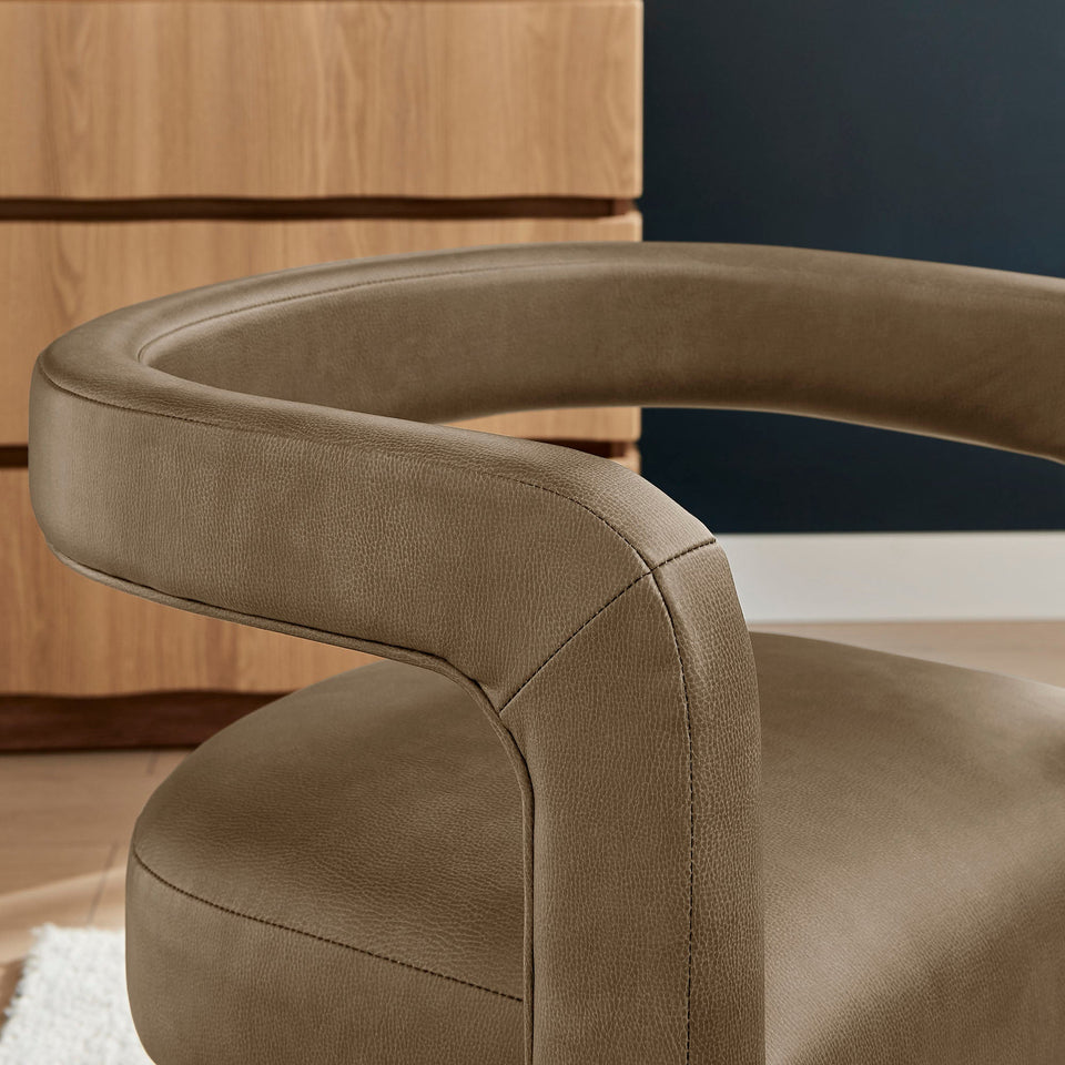 Winslow Premium Vegan Leather Dining Chair by Modway