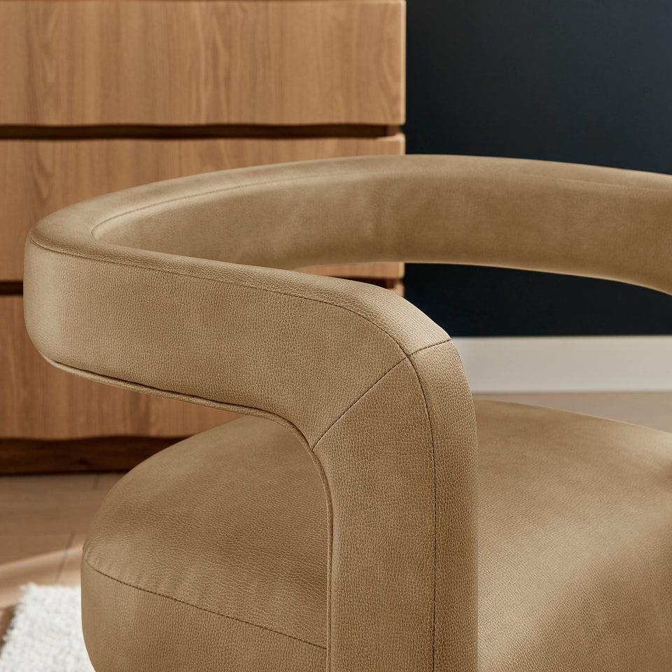 Winslow Premium Vegan Leather Dining Chair by Modway