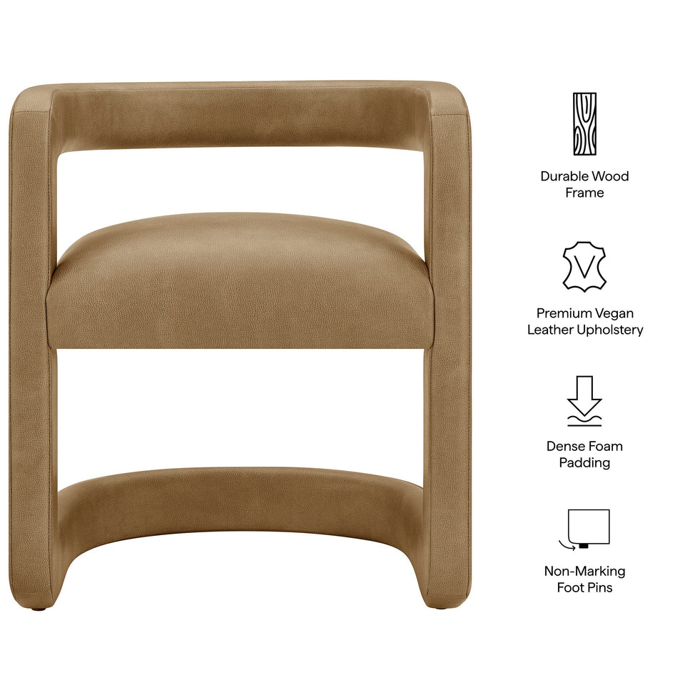 Winslow Premium Vegan Leather Dining Chair by Modway
