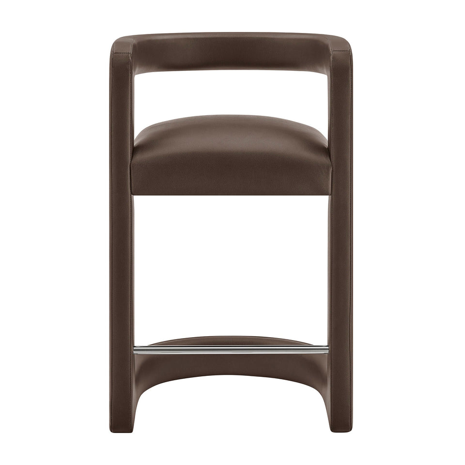 Winslow Premium Vegan Leather Counter Stool by Modway