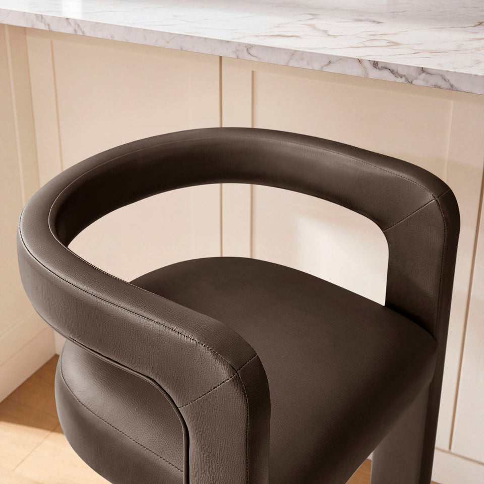 Winslow Premium Vegan Leather Counter Stool by Modway
