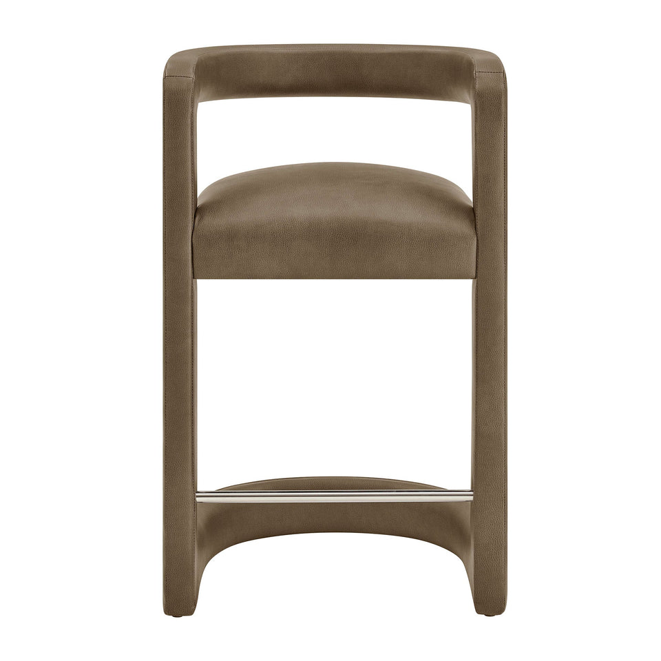 Winslow Premium Vegan Leather Counter Stool by Modway