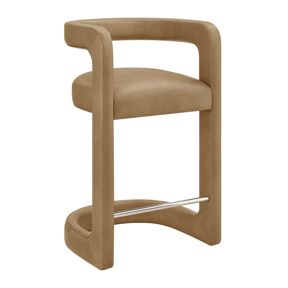 Winslow Premium Vegan Leather Counter Stool by Modway