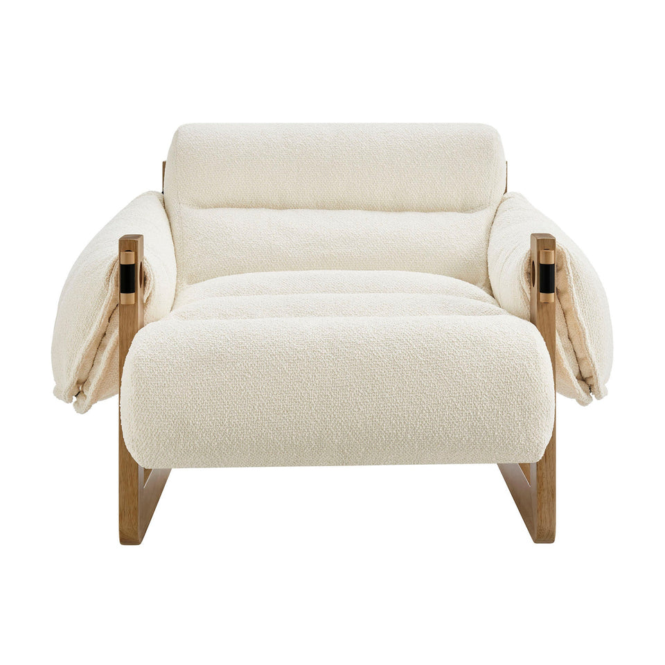 Sorelle Upholstered Fabric Sling Lounge Chair by Modway
