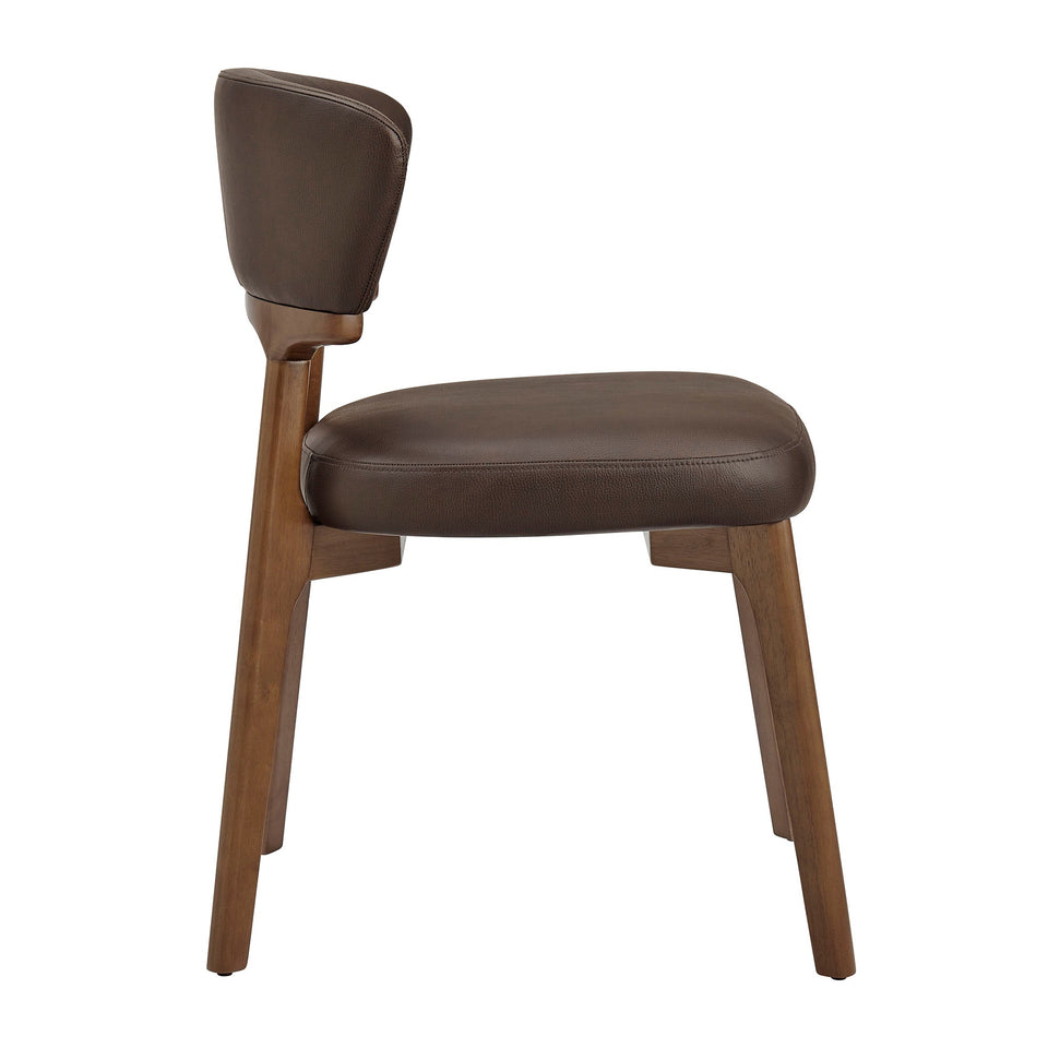 Daphne Vegan Leather Dining Chairs Set of 2 by Modway