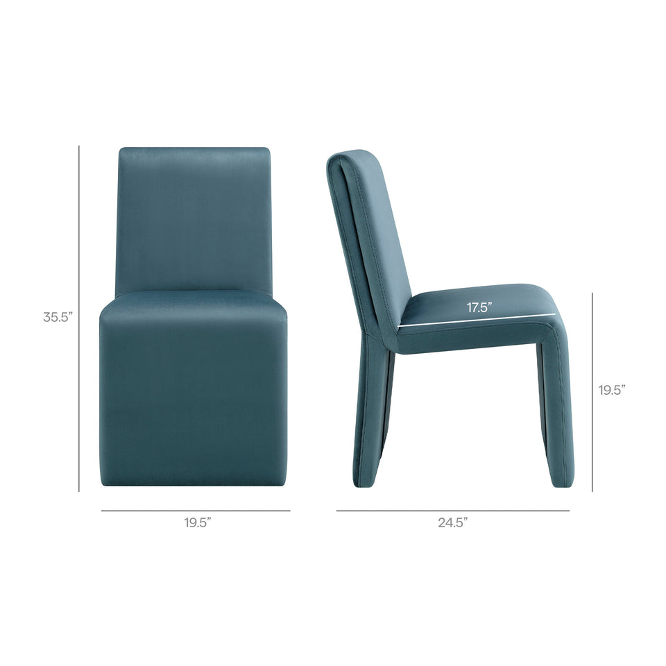 Emory Performance Velvet Dining Side Chair Set of 2 by Modway