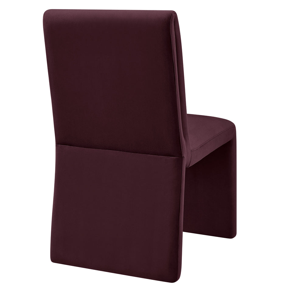 Emory Performance Velvet Dining Side Chair Set of 2 by Modway