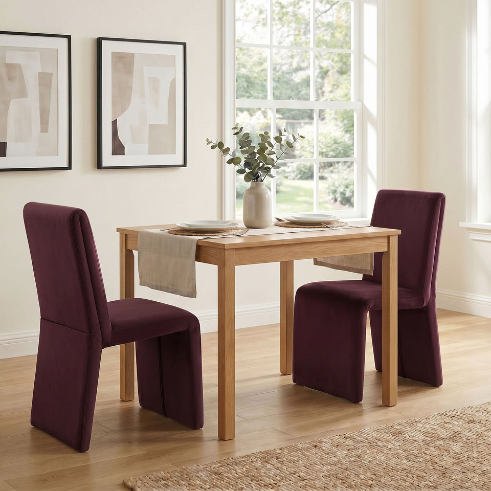 Emory Performance Velvet Dining Side Chair Set of 2 by Modway