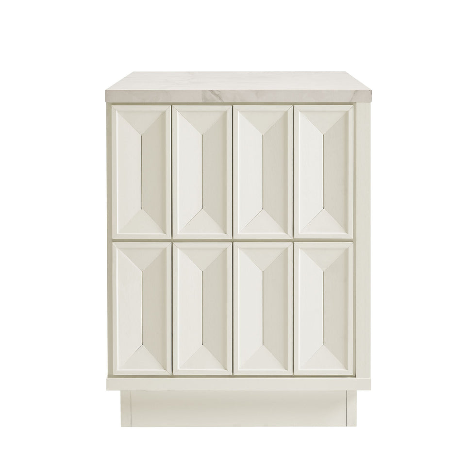 Mabry 23 Inch Geometric Faceted Two Drawer Nightstand by Modway