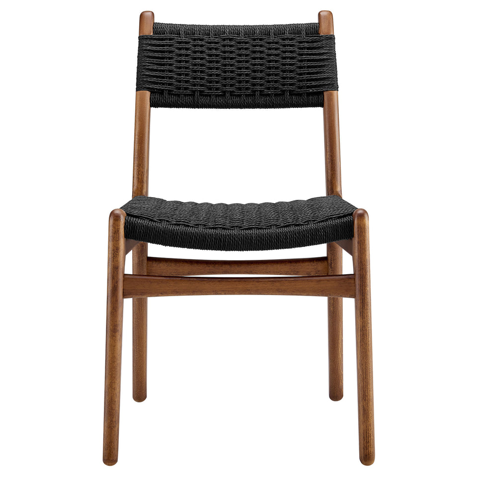 Wynn Rope and Wood Dining Side Chair by Modway