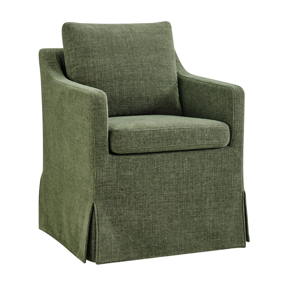 Serene Slipcovered Performance Fabric Dining Armchair by Modway
