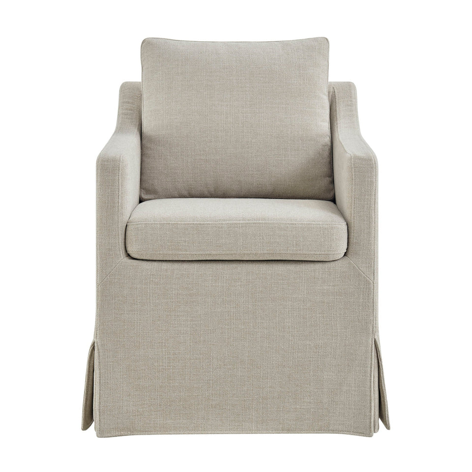 Serene Slipcovered Performance Fabric Dining Armchair by Modway