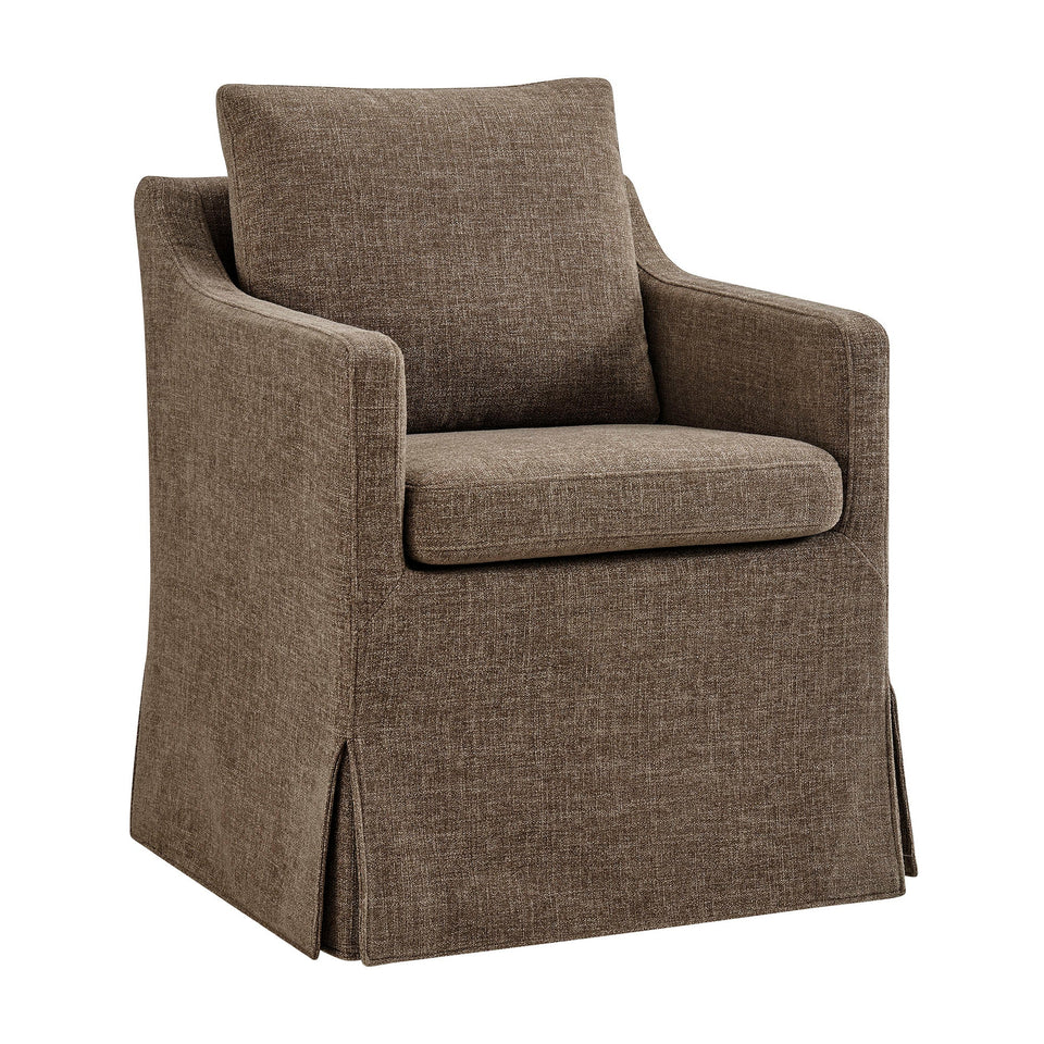 Serene Slipcovered Performance Fabric Dining Armchair by Modway