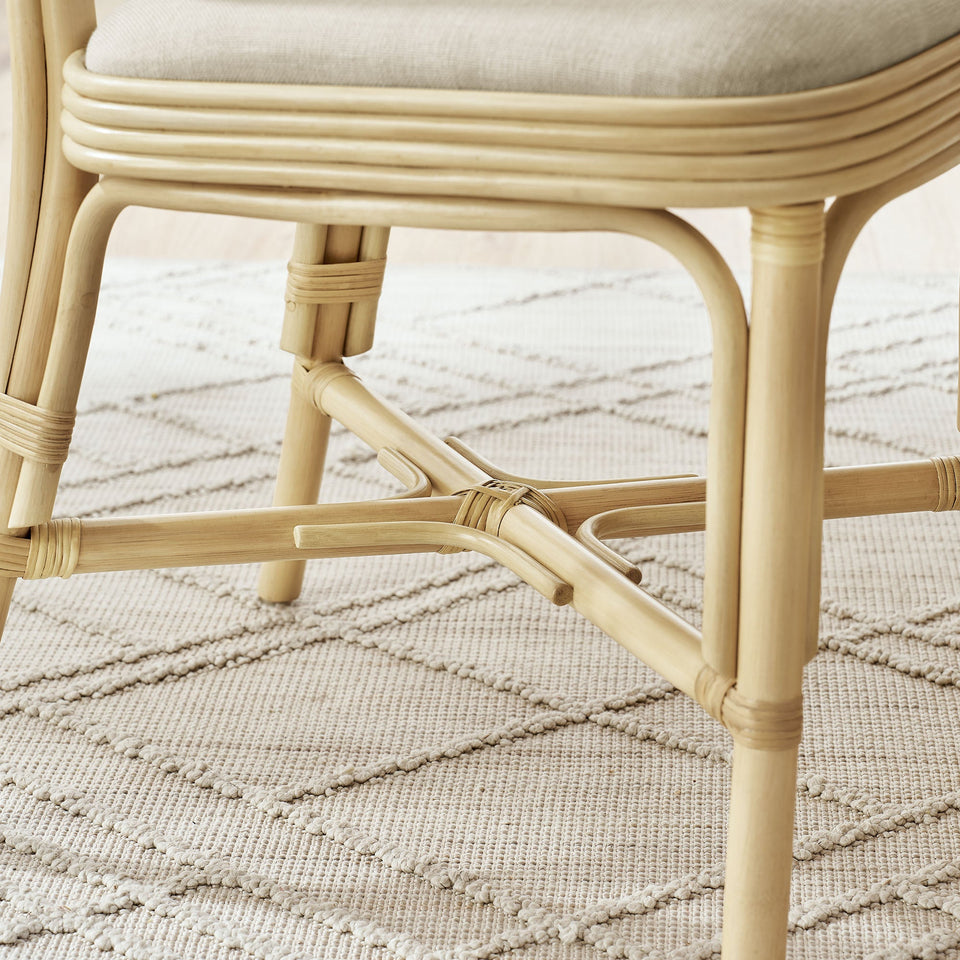 Bahari Upholstered Rattan Dining Chair by Modway
