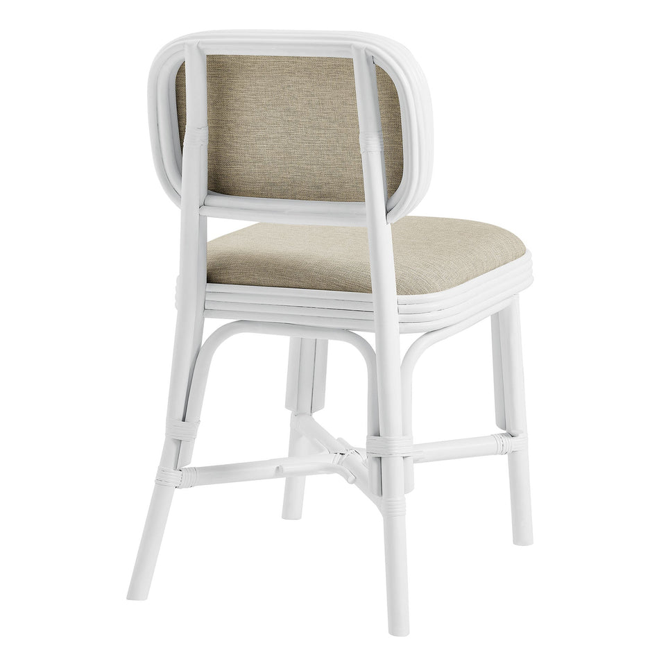 Bahari Upholstered Rattan Dining Chair by Modway