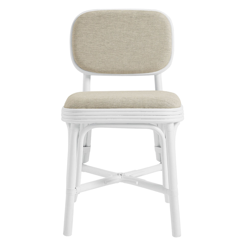 Bahari Upholstered Rattan Dining Chair by Modway