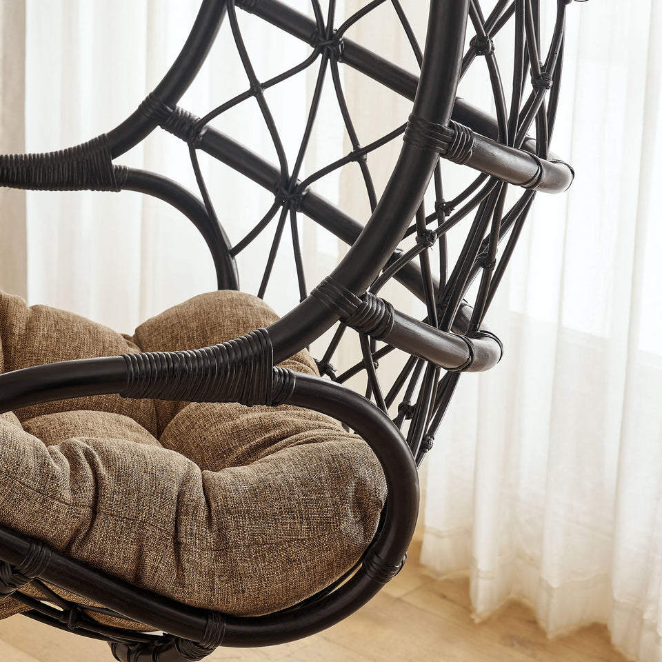 Tamarind Natural Rattan Hanging Chair by Modway