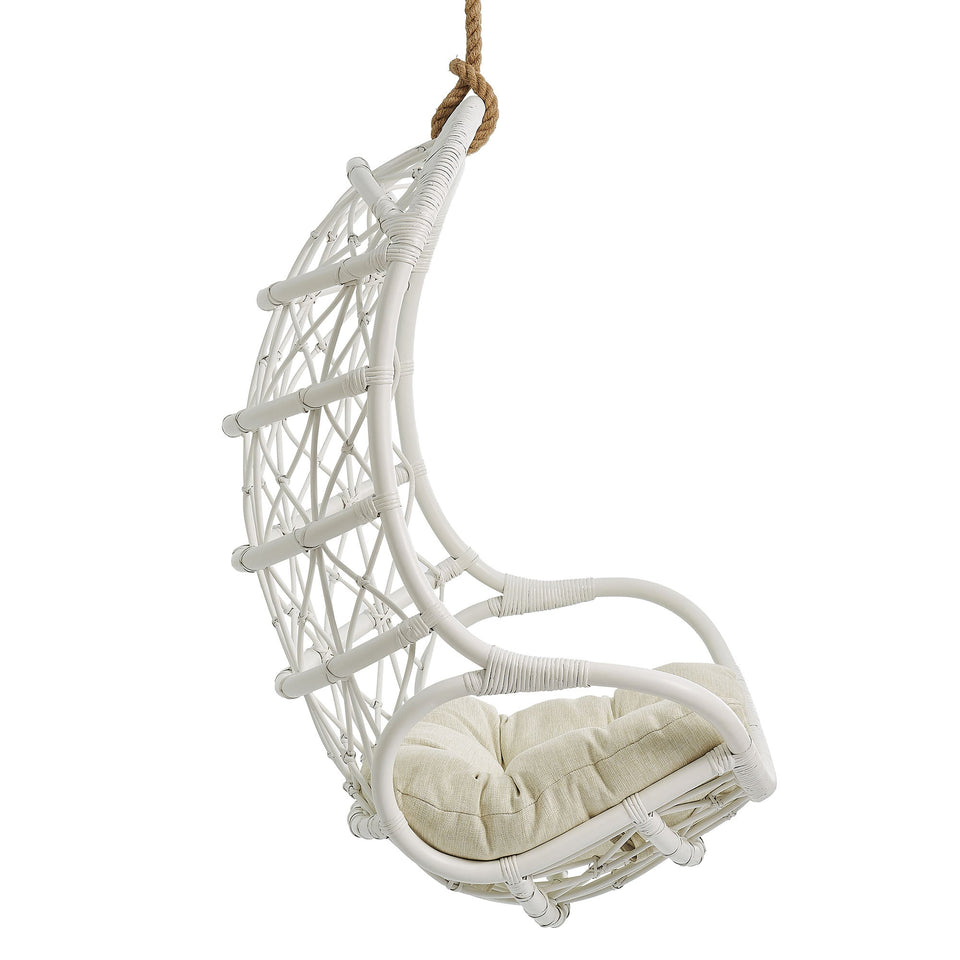 Tamarind Natural Rattan Hanging Chair by Modway
