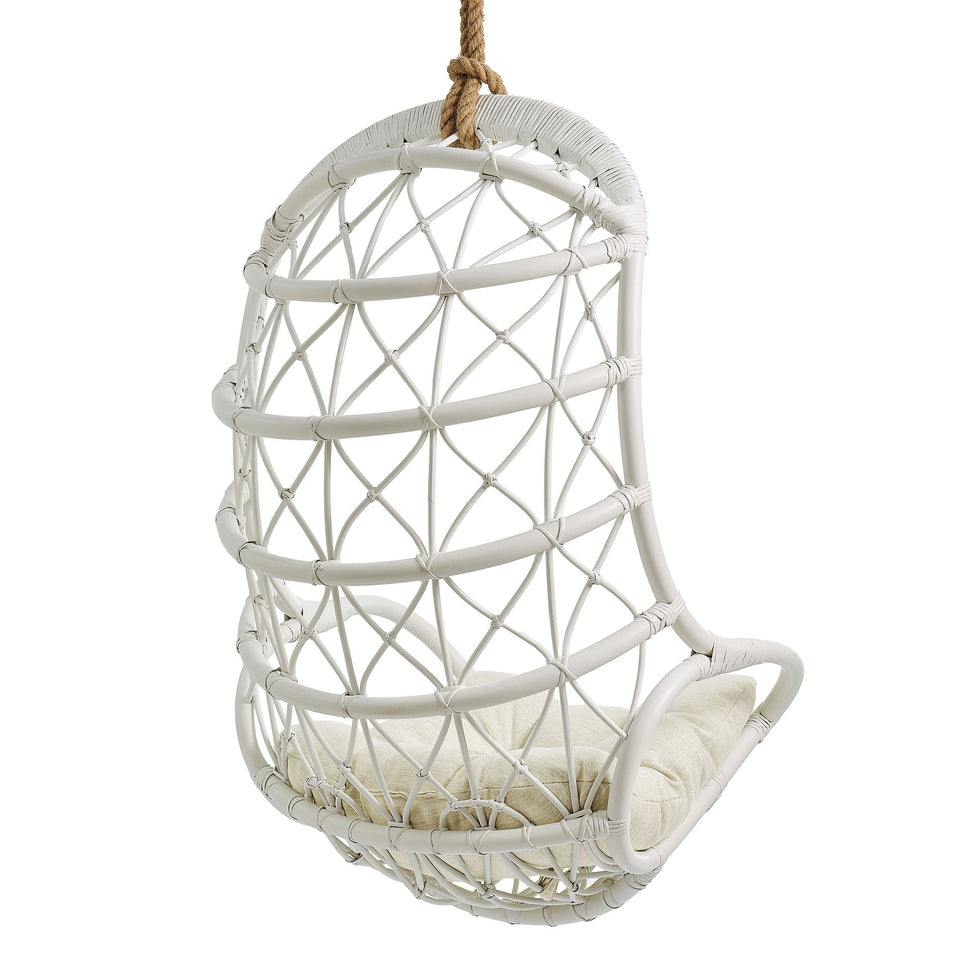 Tamarind Natural Rattan Hanging Chair by Modway