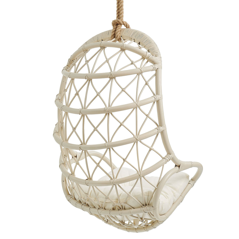 Tamarind Natural Rattan Hanging Chair by Modway