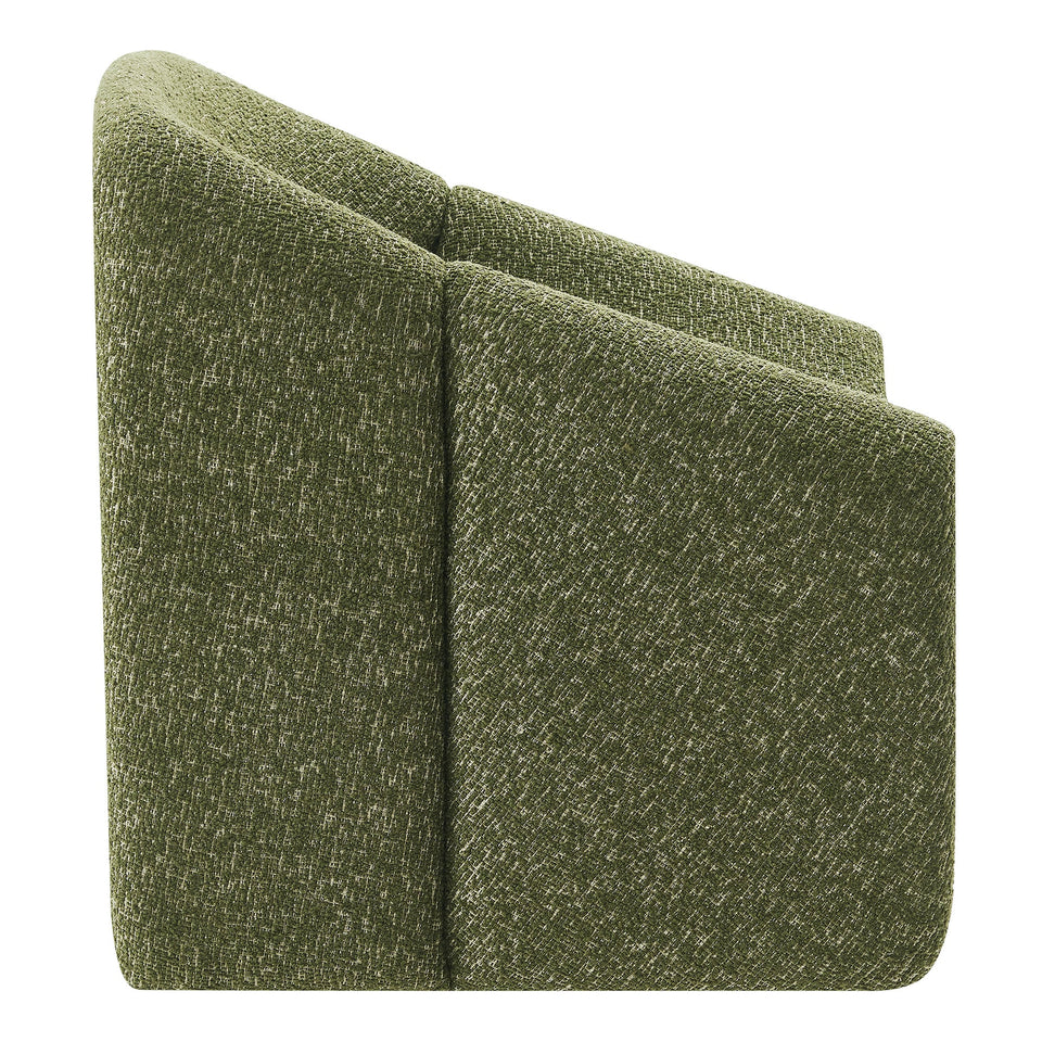 Vivi Looped Textural Fabric Curved Arm Accent Chair by Modway