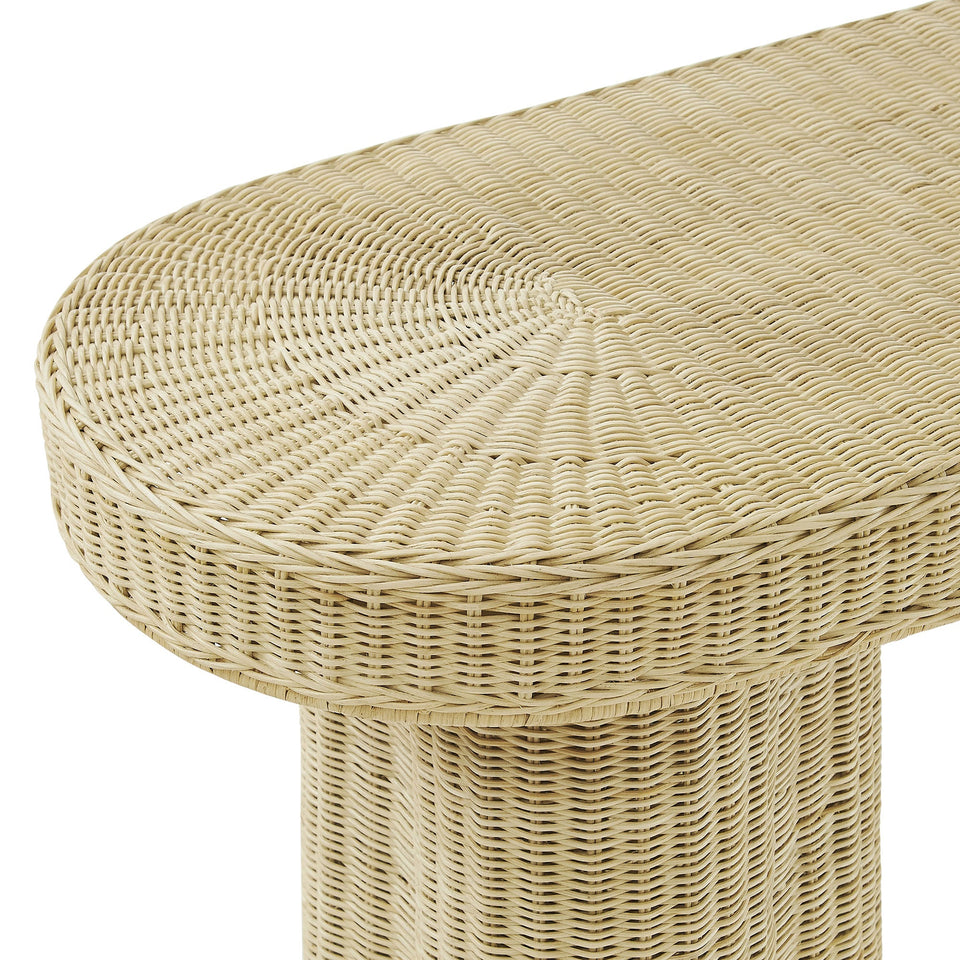 Sarova 59 Inch Natural Rattan Console Table by Modway
