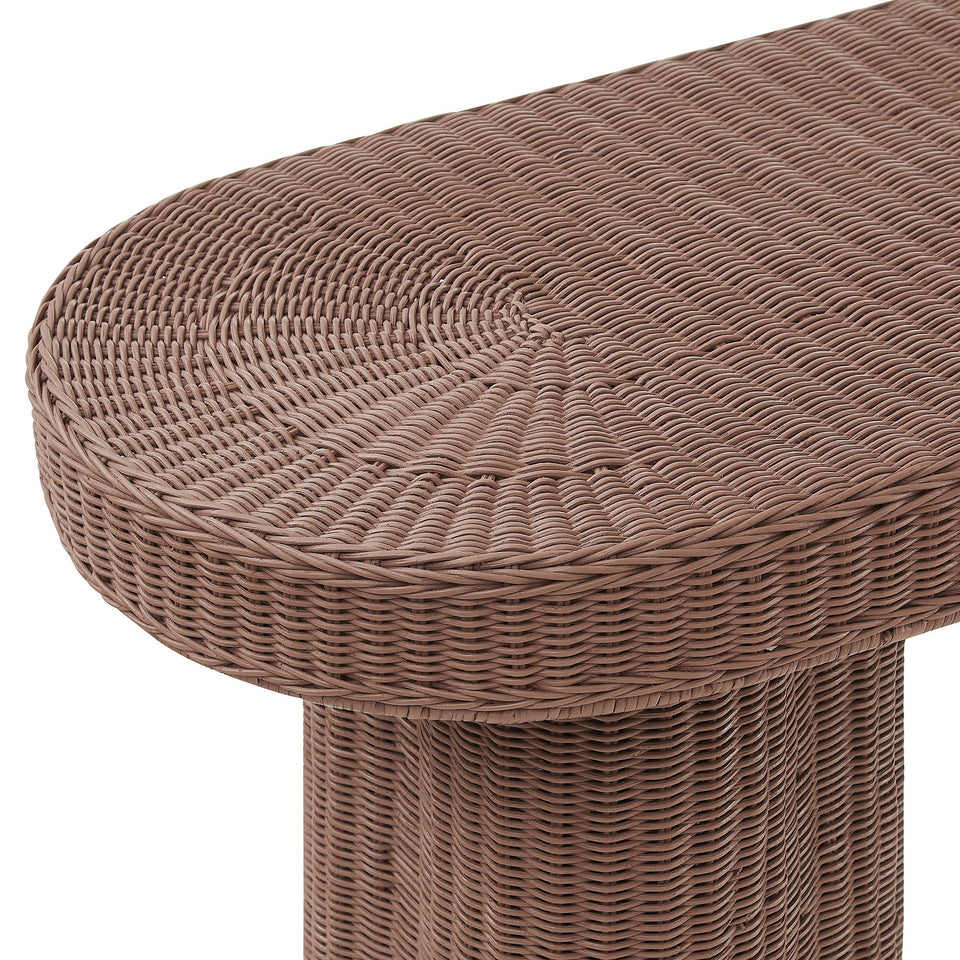 Sarova 59 Inch Natural Rattan Console Table by Modway