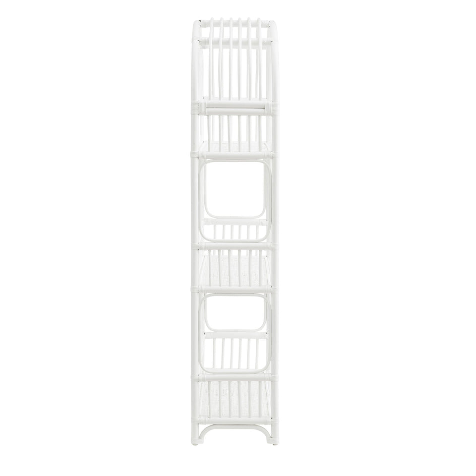 Ottilie 68 Inch Arched Natural Rattan Bookshelf by Modway