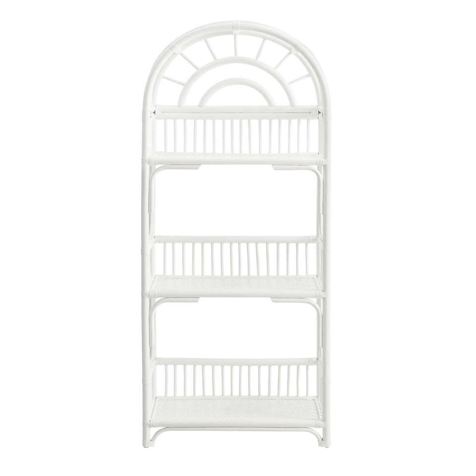 Ottilie 68 Inch Arched Natural Rattan Bookshelf by Modway