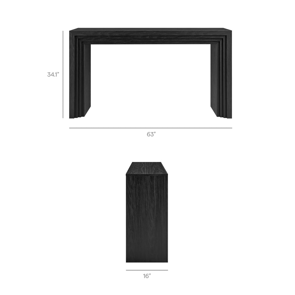 Olney 63 Inch Fluted Console Table by Modway