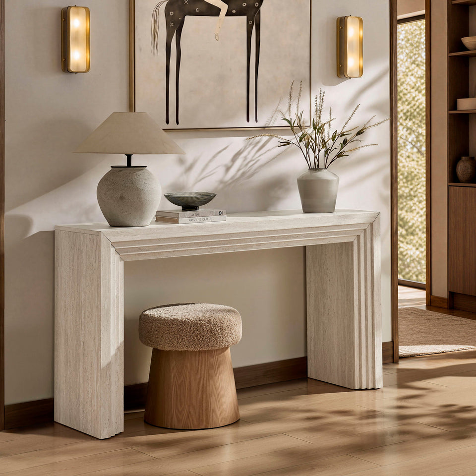 Olney 63 Inch Fluted Console Table by Modway