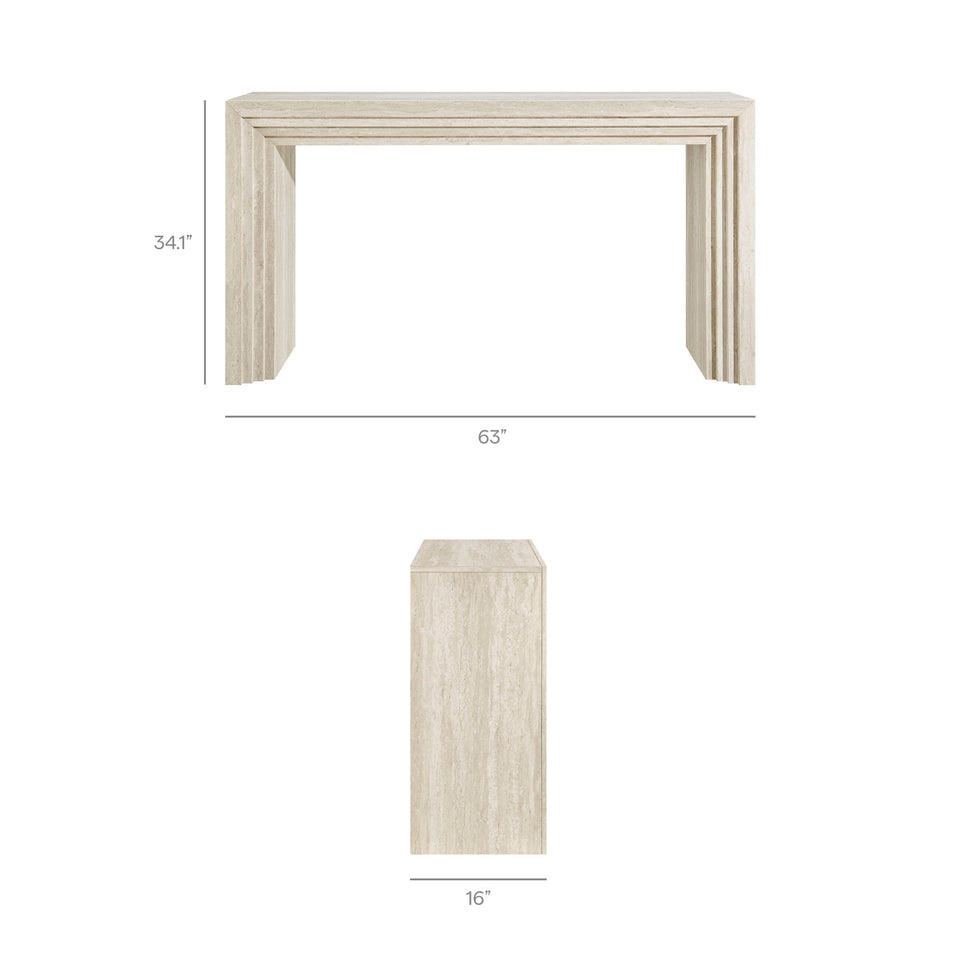 Olney 63 Inch Fluted Console Table by Modway