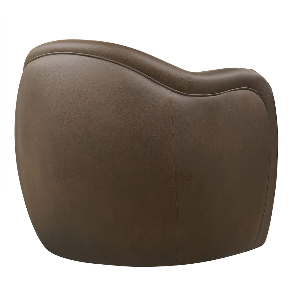 Compose Barrel Vegan Leather Accent Chair by Modway