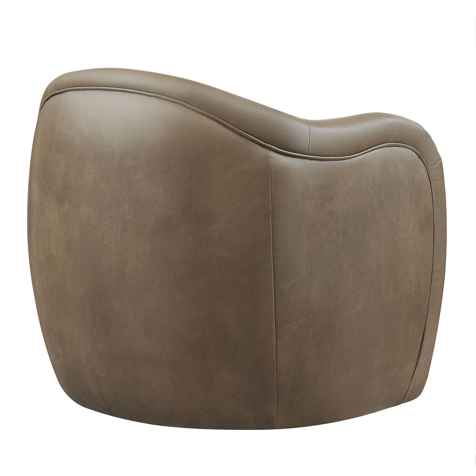 Compose Barrel Vegan Leather Accent Chair by Modway
