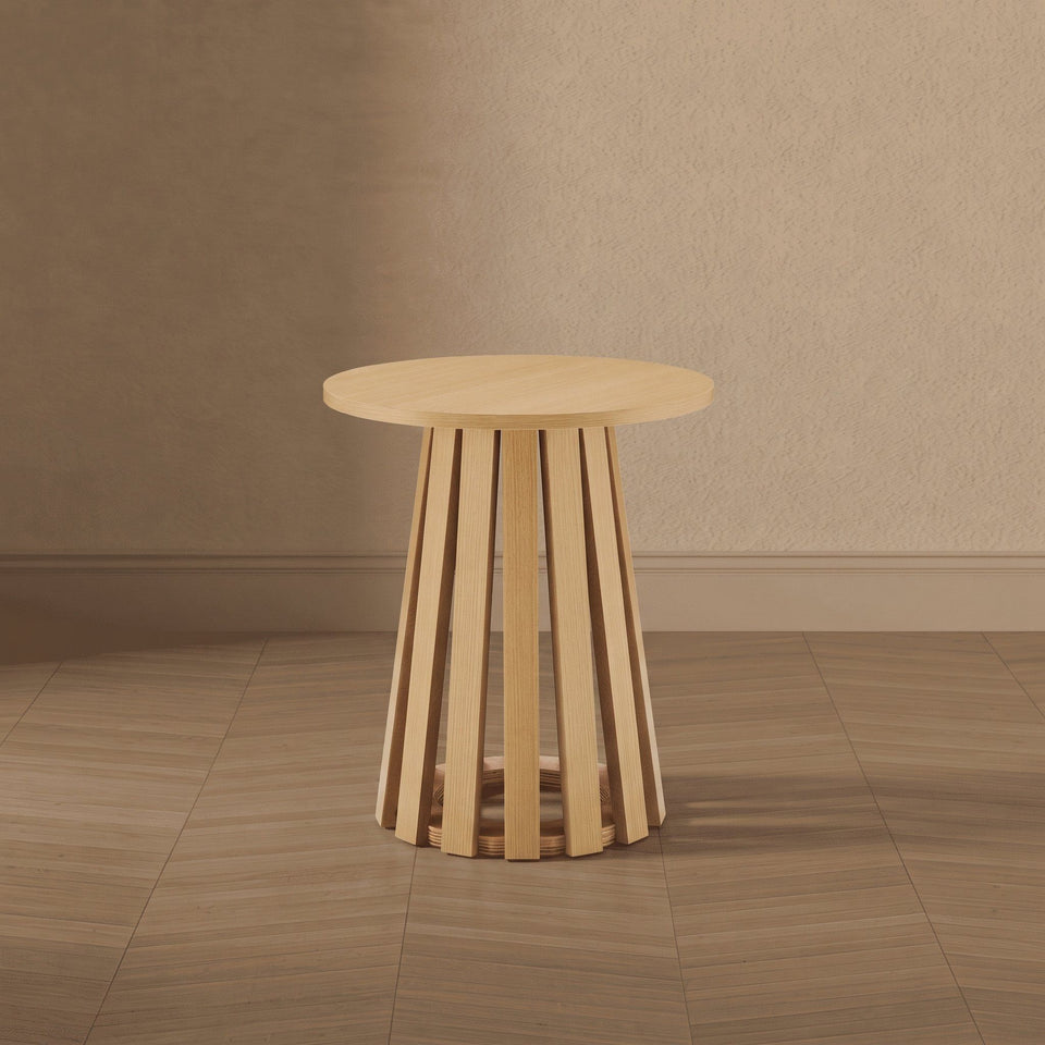 Layla End Table in Light Oak