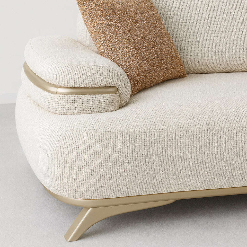 Lara Luxe Expandable Deep- 3 Seater Sofa (94")