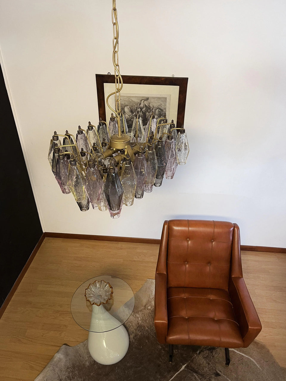 Poliedri Murano Colorful Chandelier
