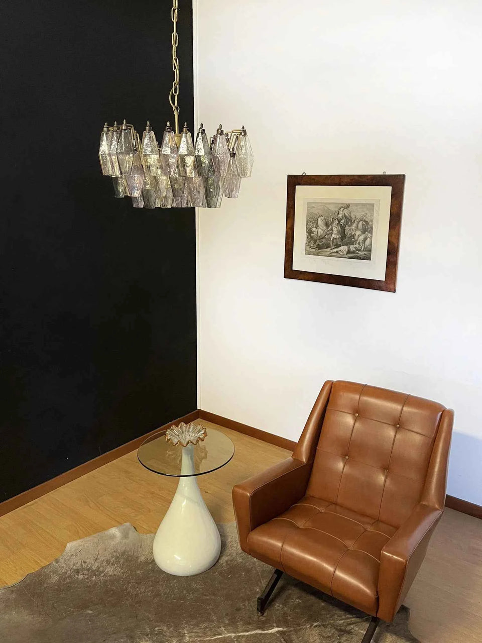 Poliedri Murano Colorful Chandelier