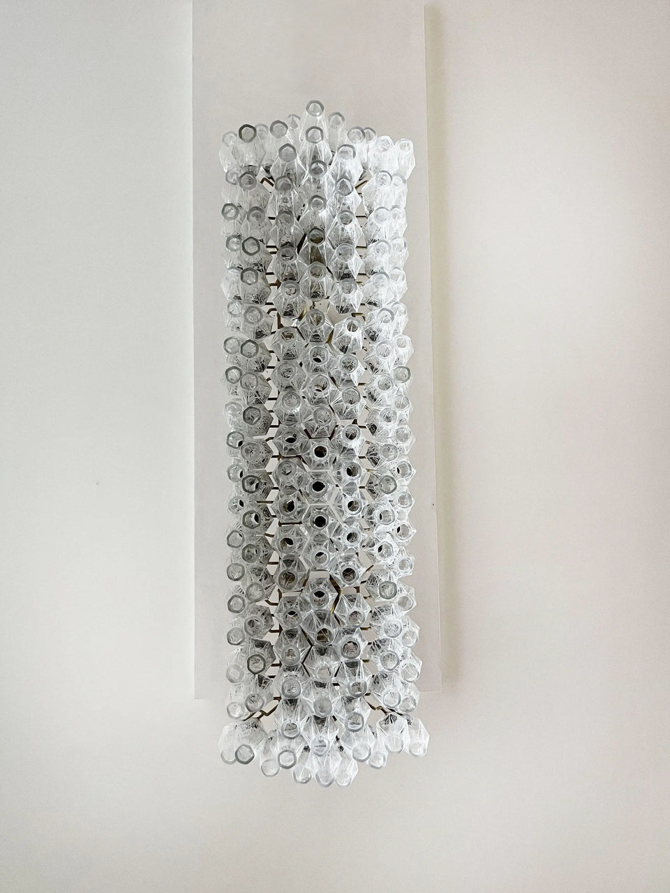 Elegant Transparent Murano Poliedri Chandelier