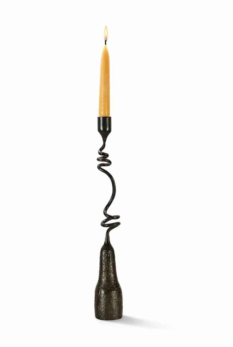 sculptural candleholder - detail view