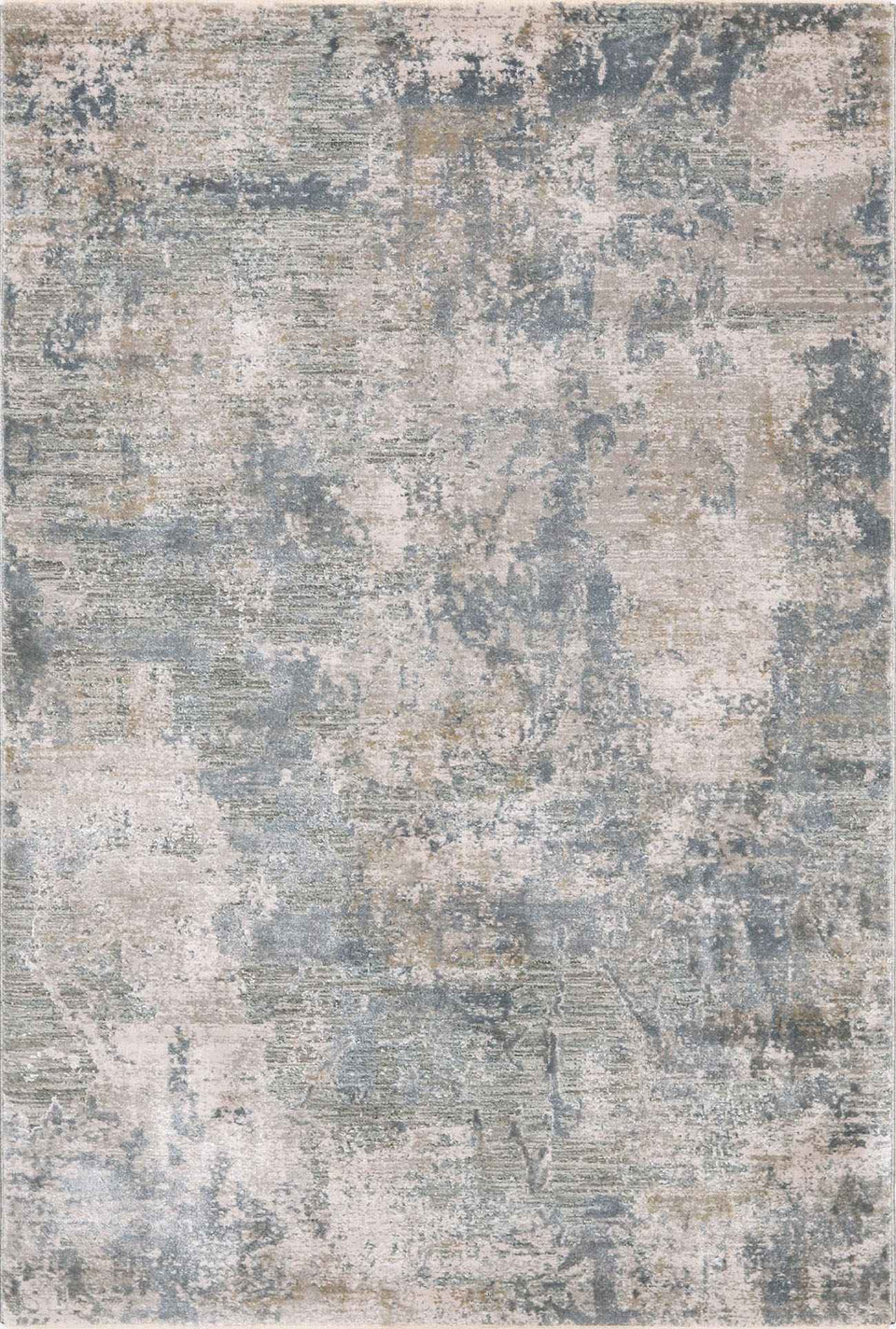 Fallin Gray Thick Luxe Abstract Striped Rug