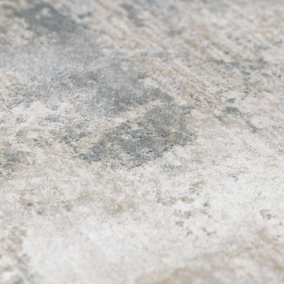 Fallin Gray Thick Luxe Abstract Striped Rug