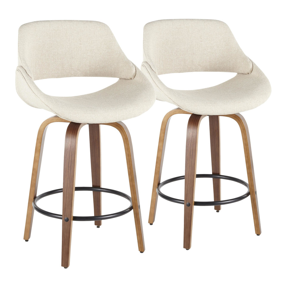 Fabrico 26" Fixed-Height Counter Stool -  Set of 2