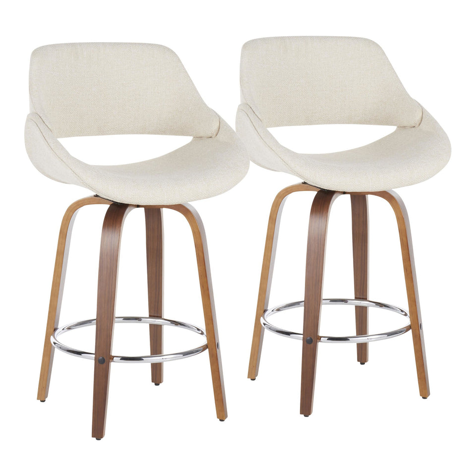Fabrico 26" Fixed-Height Counter Stool -  Set of 2