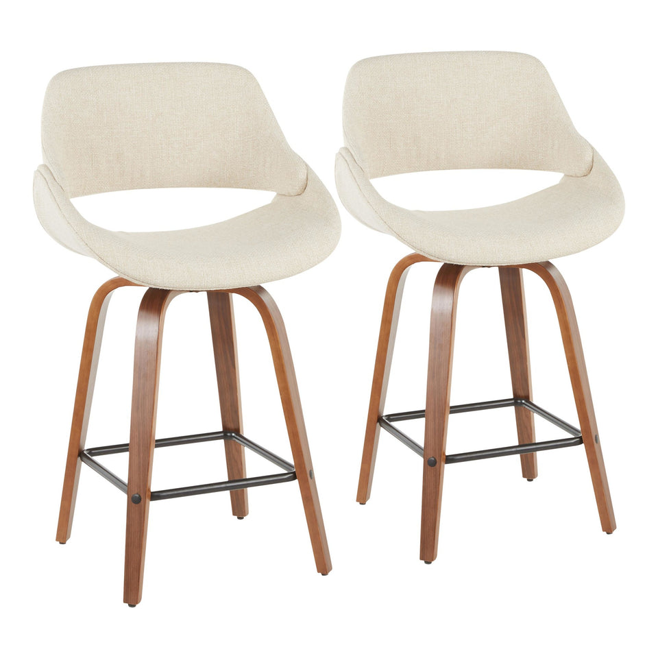 Fabrico 26" Fixed-Height Counter Stool - Set of 2